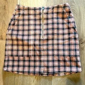 Plaid corduroy Wild Fable skirt 2